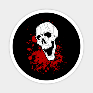 Skull Spatter Magnet